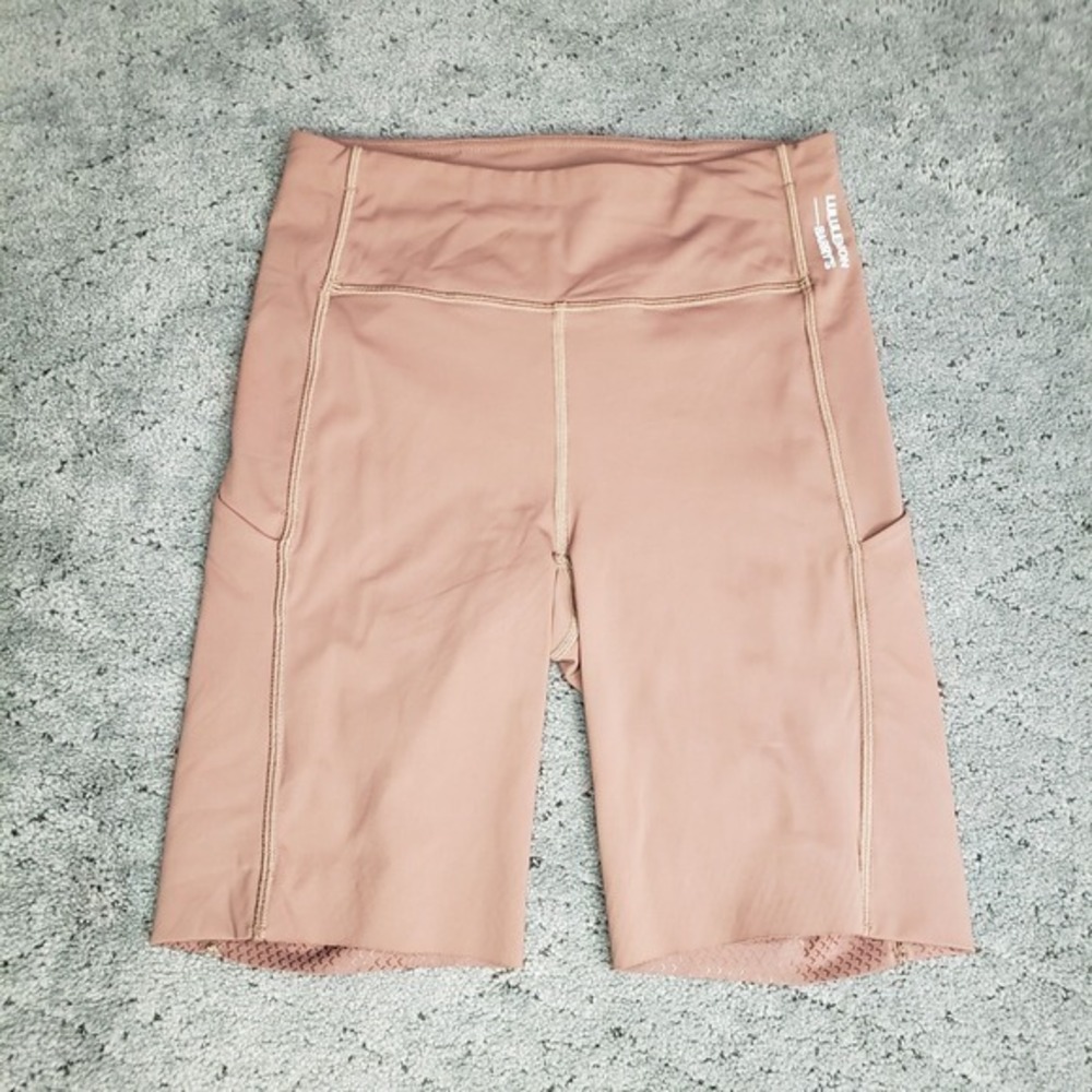 Lululemon Shorts Womens 6 Pink Barry High Rise Athleisure 8 Inch Gym Workout